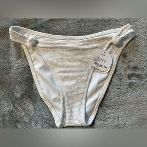 NWT White Bikini Bottom Size Small Medium